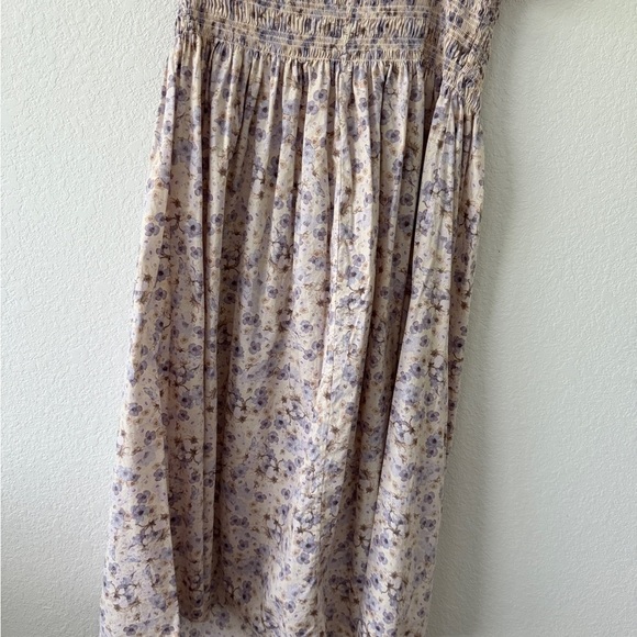 Floral Dress in Cream and Purple - Picture 6 of 10